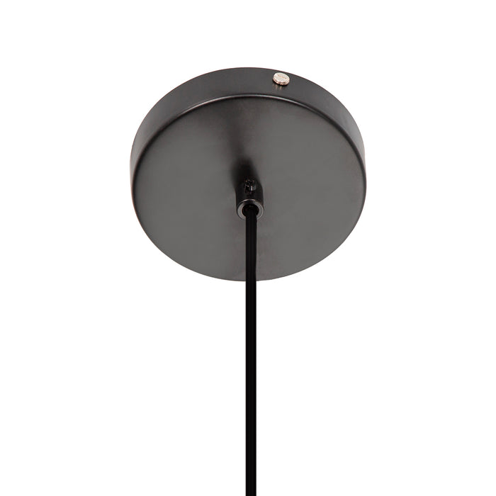 Lámpara Colgante Modern Luxe Negro E27 40w 1 Luz