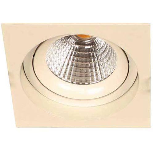 LAMP.  LED EMPOTRABLE*1LT*22W*100-265V*3000K*LED Y DRIVER INCLUIDO* ACAB. BLANCO MATE