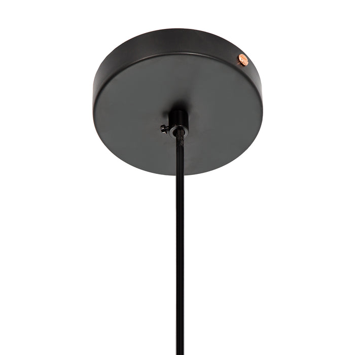 Lámpara Colgante Dark Decor Negro E27 40w 3 Luces