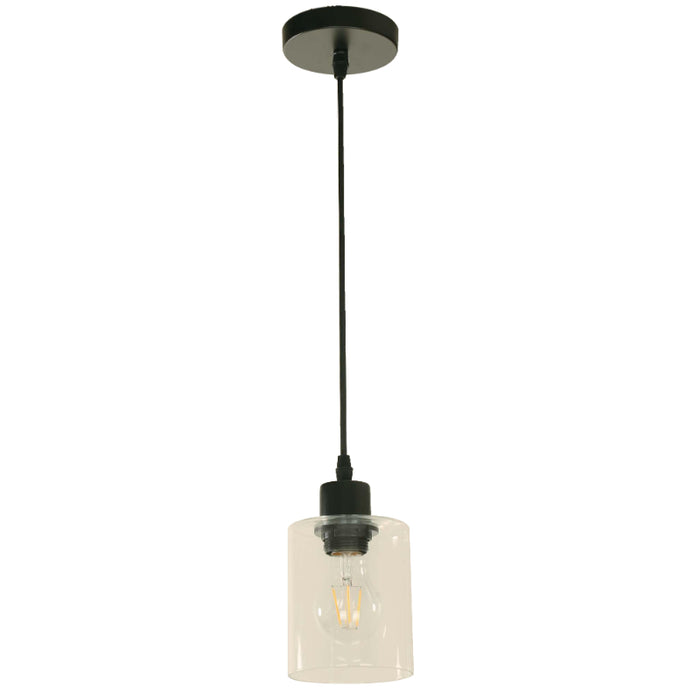 LAMP. TECHO NEGRO 1L E27 40W