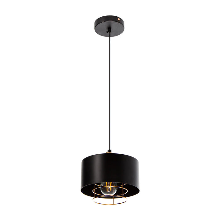 Lámpara Colgante Dark Decor Negro E27 40w 3 Luces