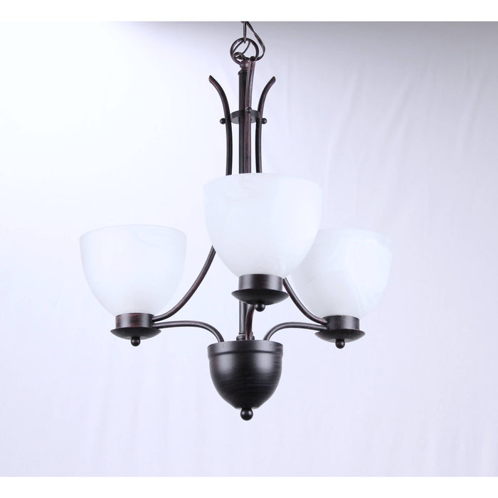 LAMP. COLGANTE NEGRO CEPILLADO 3L E27 60W