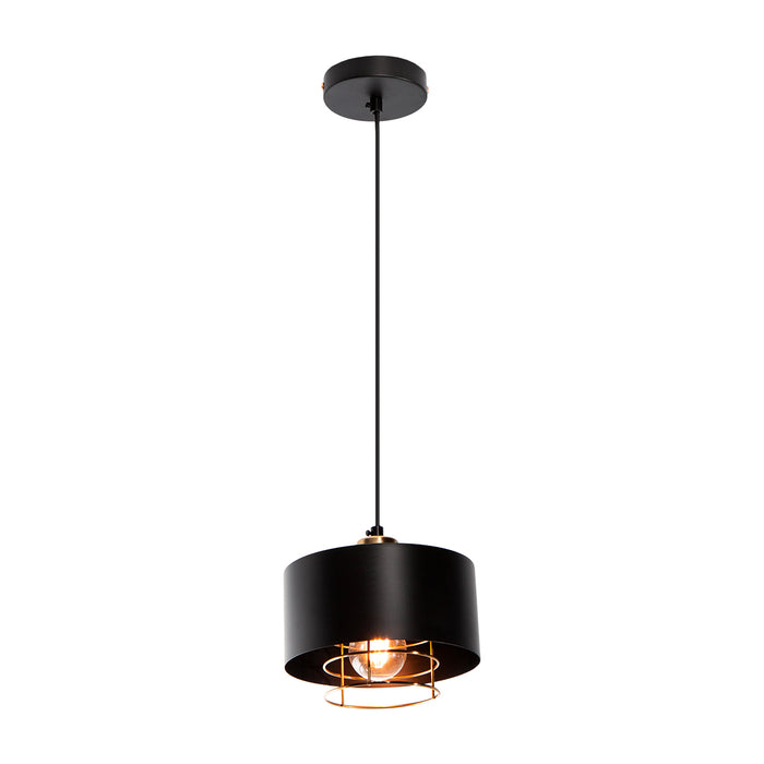 Lámpara Colgante Dark Decor Negro E27 40w 3 Luces